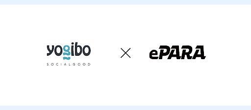 Yogibo Socialgood × ePARA ロゴ