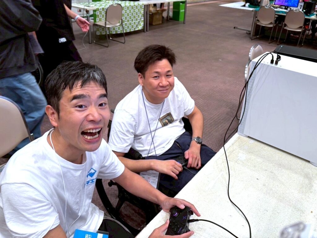 さなけんさんとゆうたろうさんがプレイしている様子