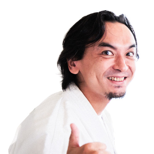 ガッツポーズするハンサム折笠さんのプロフィール写真