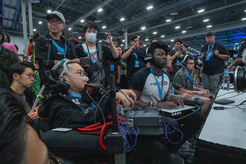 Evoで対戦中のジェニ