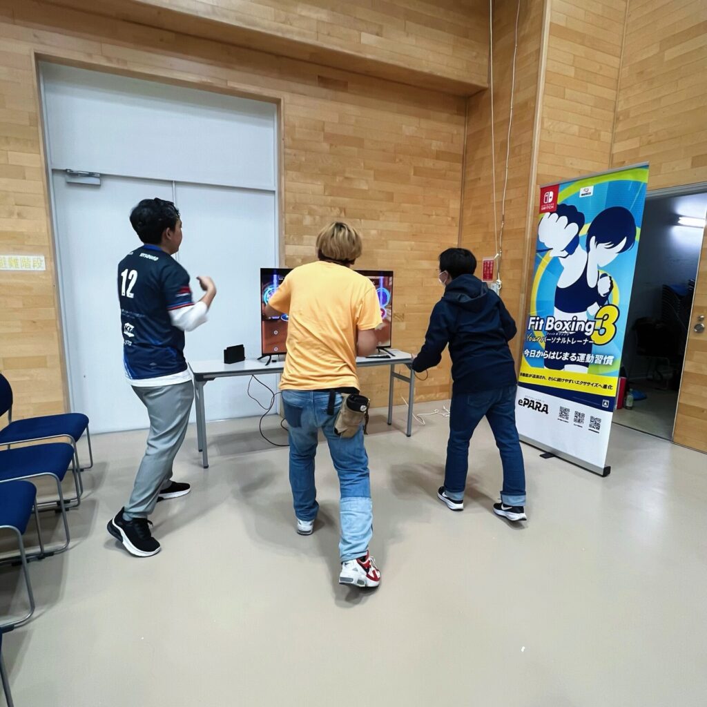 Fit Boxing 3ブースの様子